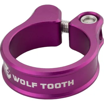 Sedlovka sedlová objímka WOLF TOOTH 34.9mm fialová