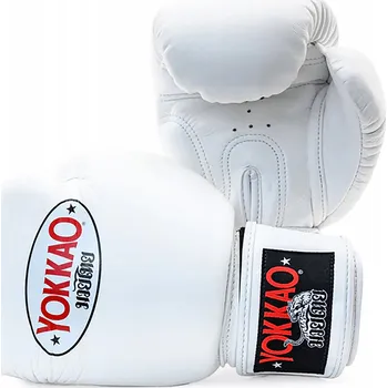 Boxerské rukavice Pánské boxerské rukavice YOKKAO Matrix bílé 8 oz