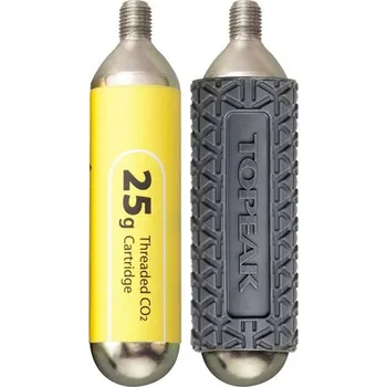 pumpička 2 kusy&nbsp;25 g bombiček CO2 TOPEAK CO2 25g - 2ks s rukávkem