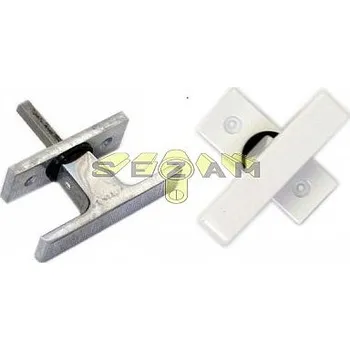 Okenní klika K 475 oliva s trnem zlatá komaxit