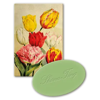 Mýdlo Sköna Ting, Švédsko Sköna Ting - Dárkové mýdlo Yellow Spring Flowers 25 g