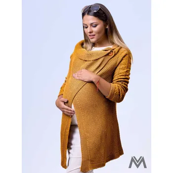 Dámské oblečení Dámský kardigan DIMA - hořčicový