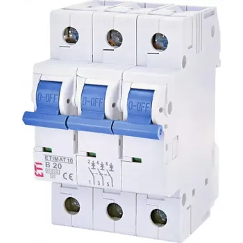 Jistič Jistič Etimat Colour B 3p 20A 10kA (modrý)