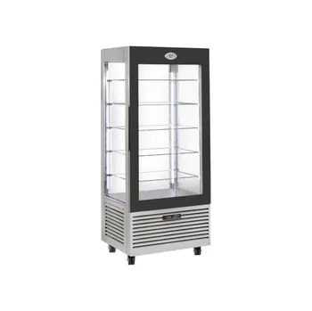 Vinotéka VITRÍNA SKŘÍŇOVÁ CHLADÍCÍ RD 800 FB ČERNÁ