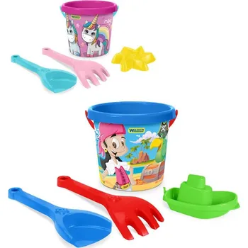 Hračka na písek Wader Baby sada na písek kyblík se 2 nástroji a doplňkem 2 druhy