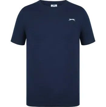 Pánské tričko Slazenger Plain pánské tričko Navy XL