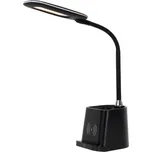 Lucide PENNY - Stolní lampa - LED stmívatelné - 1x4,7W 3000K - S bezdrátovou nabíječkou - Černá