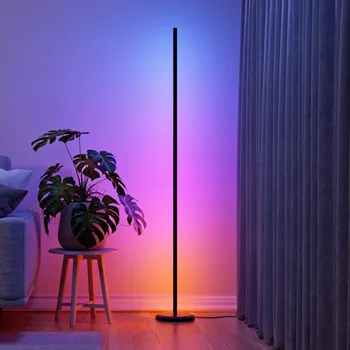 Lampička Nanoleaf N7204K02-1FL- LED RGBW Stm. stojací lampa LED/22W/230V 2200-6500K Wi-Fi