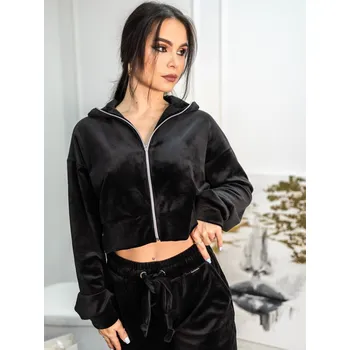 Dámská VSB NORA sametová mikina černá