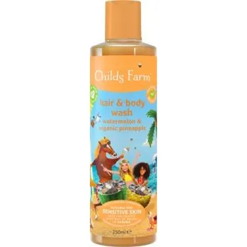 Sprchový gel Childs Farm Mycí emulze na vlasy a tělo meloun a ananas, 250 ml