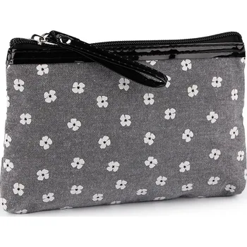 Příslušenství k zavazadlu Textilní pouzdro pro kosmetiku a drobnosti 14x20 cm, barva 4 šedá