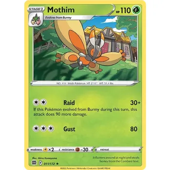 Sběratelská karetní hra Pokémon TCG Mothim 011/172