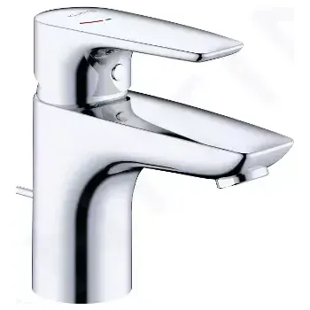 Kludi Pure&Solid Umyvadlová baterie, s výpustí, EcoPlus, chrom, 343880575WR4