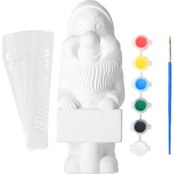 Zahrada Trpaslík zahradní DIY + barvy a štětec, v. 25cm, sada (DOPRODEJ)|Esschert Design