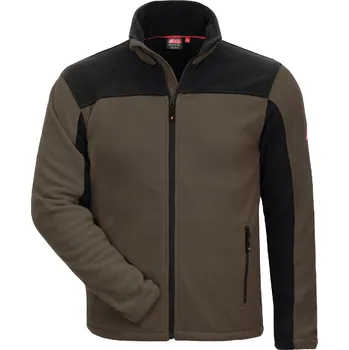 Pánská bunda NITRAS MOTION TEX PLUS, fleecová bunda, hnědá / černá Velikost: S