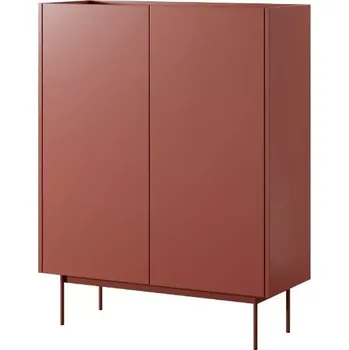 Komoda Komoda Color KD97 červená/dub linea