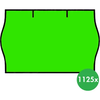 Etiketovací kleště Corping Etikety - 25 x 16 mm, 36 ks, signální zelená