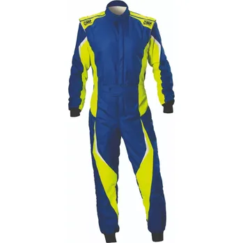 Moto kombinéza OMP Kombinéza Tecnica EVO Modrá / Zářivě žlutá 62