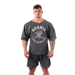 Nebbia Washed bavlnený rag top GOLDEN AGE 788 černý - M