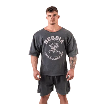 Podprsenka Nebbia Washed bavlnený rag top GOLDEN AGE 788 černý - M