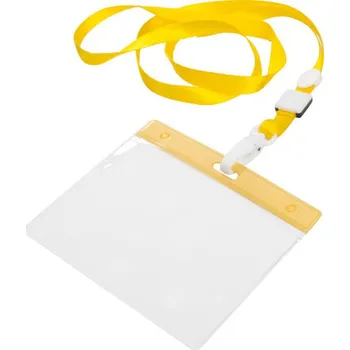 Lanyard Ballek - Žlutá / Průhledná
