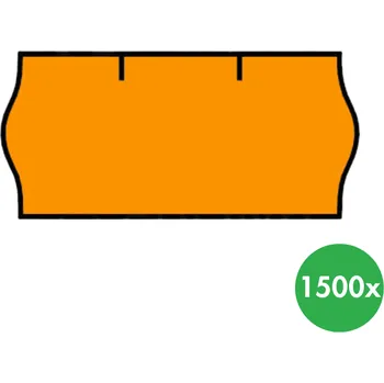 Etiketovací kleště Etikety - 26 x 12 mm, 36 ks, signální oranžová
