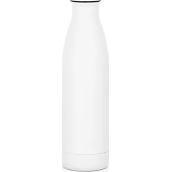 Termohrnek BUFFON. 500 ml termoska z nerezové oceli - Bílá