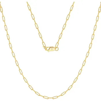 Řetízek Majya Stříbrný řetízek JONAS 45 cm | šířka 6 mm pozlacený Ag/; ≤3,74 g 11500