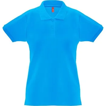 Dámská košile THC MONACO WOMEN. Dámská polokošile - Modrá Aqua / XXL