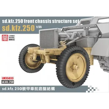 Plastikový model LANMO Model 1/35 Sd.kfz.250 Front Chassis Structure set