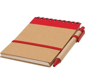 Zápisník Kroužkový Zápisník Recycle M - Červená