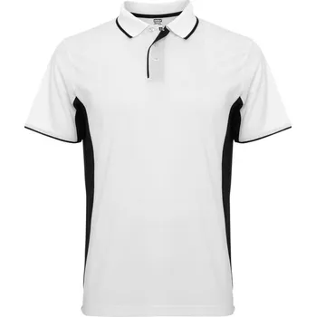Pánská košile Montmelo unisex sportovní polokošile s krátkým rukávem - Bílá / Černá / XL