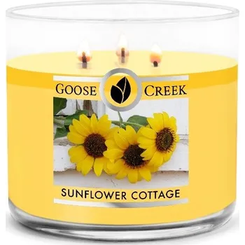 Svíčka Svíčka 0,41 KG SUNFLOWER COTTAGE, aromatická v dóze, 3 knoty|Goose Creek