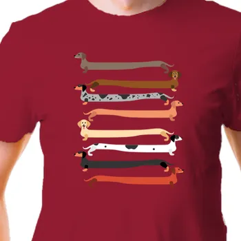 Tričko Psi | Tričko s jezevčíky