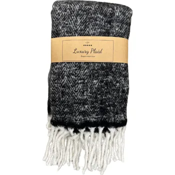 deka Textilomanie Pléd TAKE A PLAID 130x170 cm černá