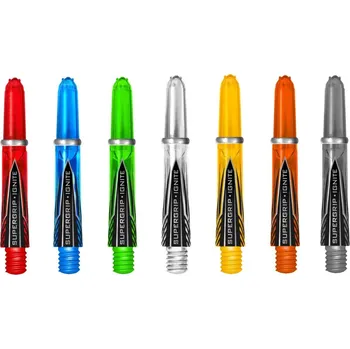 Příslušenství pro šipky Harrows Násadky Supergrip Ignite - short - red