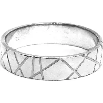 Prsten Stříbrný prsten s rytinou - DN009 (Stříbrný prsten s rytinou)