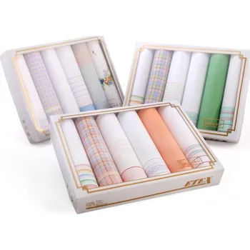 Látkový kapesník Dámské kapesníky Etex L19 6 ks - různé barvy