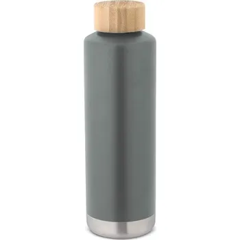 Termohrnek NORRE BOTTLE. Dvoustěnná vakuově izolovaná láhev z nerezové oceli (36% recyklace) 640 mL - Tmavě Šedá
