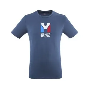 Pánské tričko Millet Chamonix Trilogy TS SS Men DARK DENIM NEW modrá L