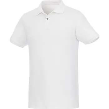 Pánské tričko Pánská polokošile Beryl s krátkým rukávem z organických a recyklovaných materiálů - Bílá / S