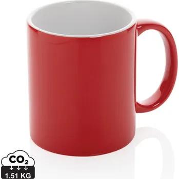 Základní keramický hrnek 350ml - Červená
