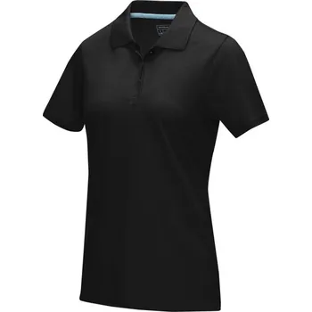 Dámské tričko Graphite dámská polokošile s krátkým rukávem z organického materiálu - Černá / XS