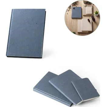 Zápisník COFFEEPAD RIGID. Poznámkový blok A5 s pevným krytem vyrobený z odpadu z kávových slupek (65%)