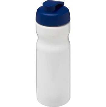 Sportovní láhev s vyklápěcím víčkem H2O Base® 650 ml - Bílá / Modrá