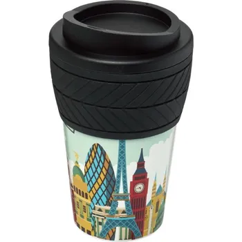 Termohrnek Termo hrnek Brite-Americano® pneumatika 350 ml - Černá