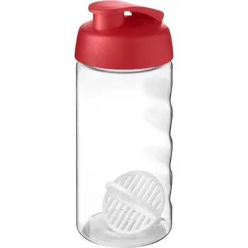 Láhev H2O Active Bop 500ml šejkrová lahev - Červená / Průhledná
