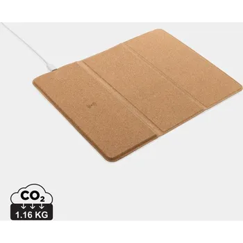 Podložka pod myš Korková podložka pod myš s bezdrátovou nabíječkou 10W