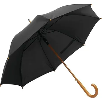 Deštník Automatický Dřevěný Deštník Jazz - Černá