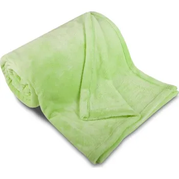 Sleep-well Deka mikroflanel Sleep-well ® 150x200cm, jednobarevná, pistácie